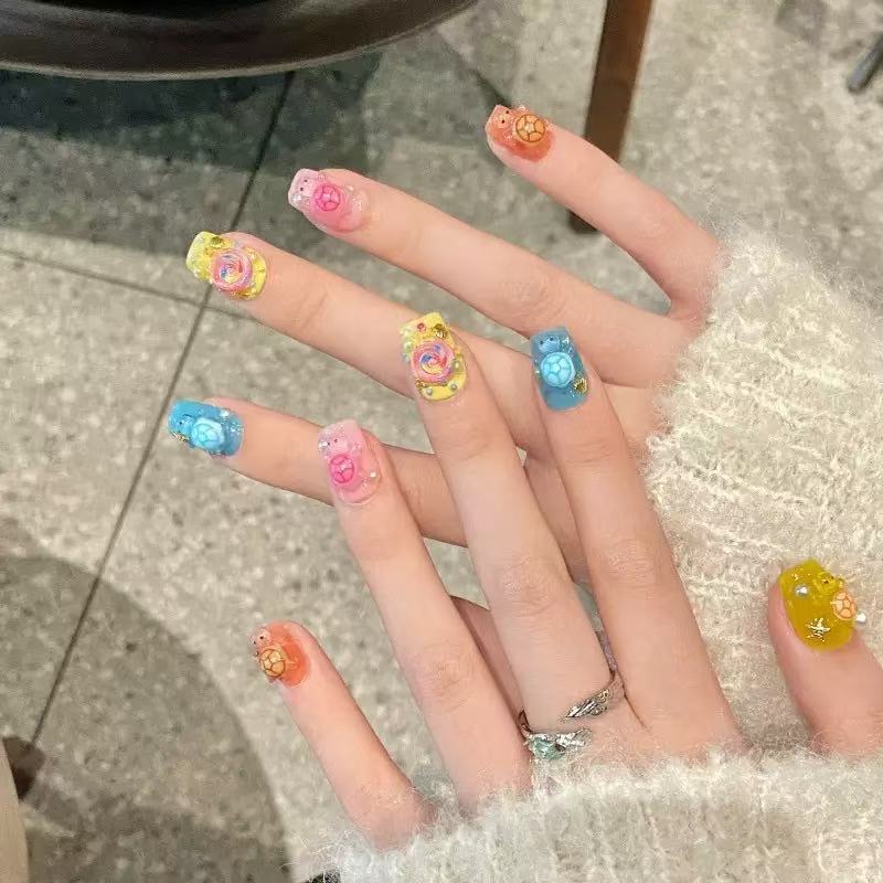 Resin Crafts Diy - 100 миниатюрных разноцветных смоляных шармов в