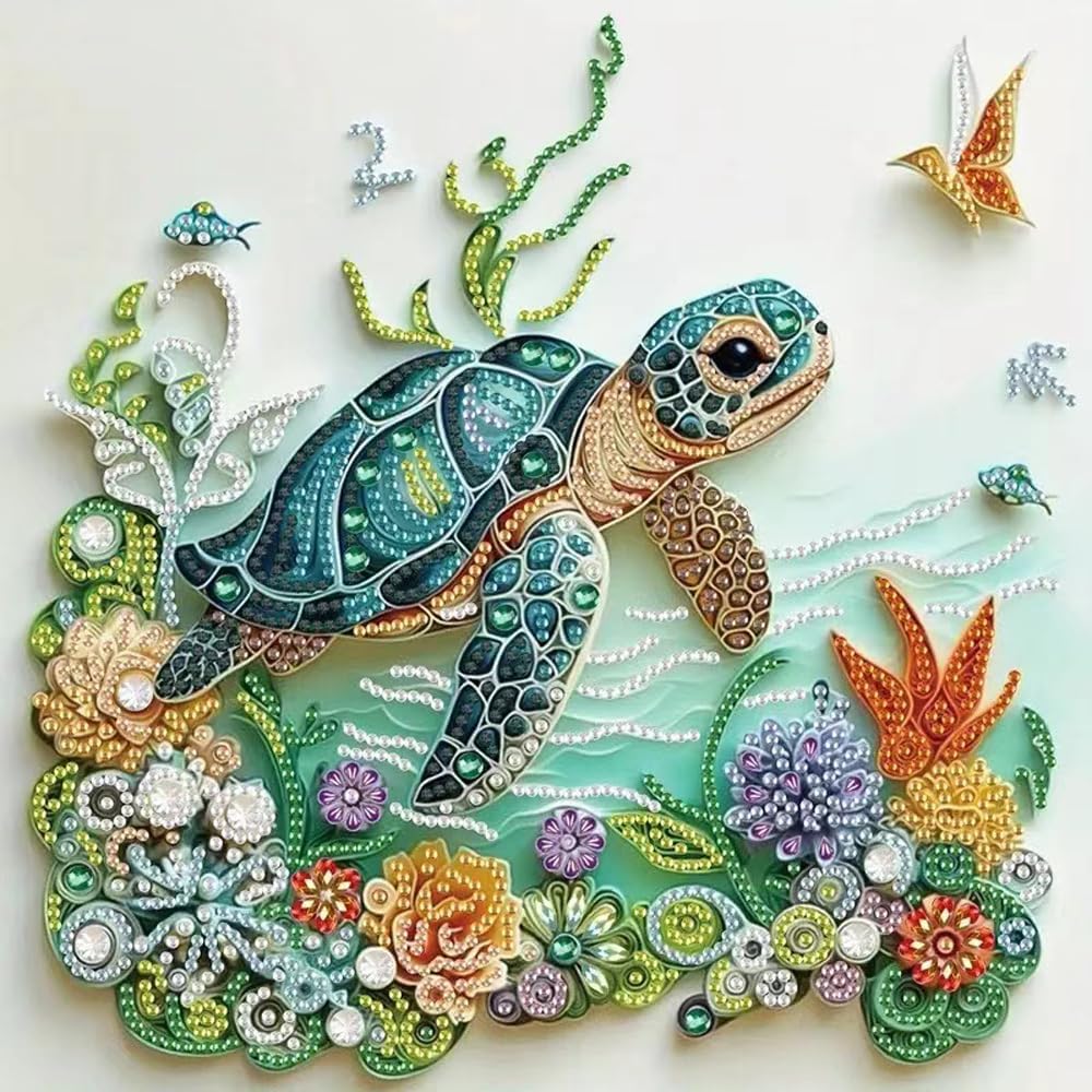 Resin Craft For Beginners - Наборы для алмазной вышивки «Морская черепаха»