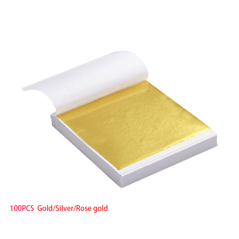 Gold Foil Flakes - 100 шт., листы бумаги для художественного