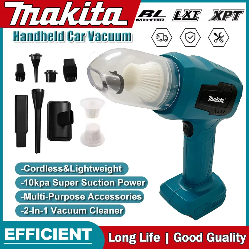 Vacuum Chamber Small - Беспроводной мини-пылесос Makita для автомобиля, многофункциональный,
