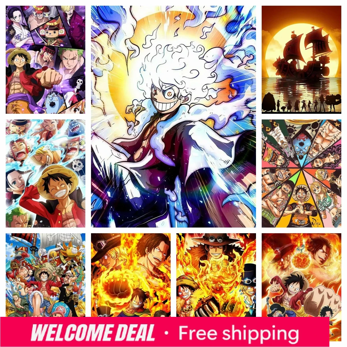 Resin Craft Ideas - Новинка 2026/2024: Японская аниме-картина One Piece