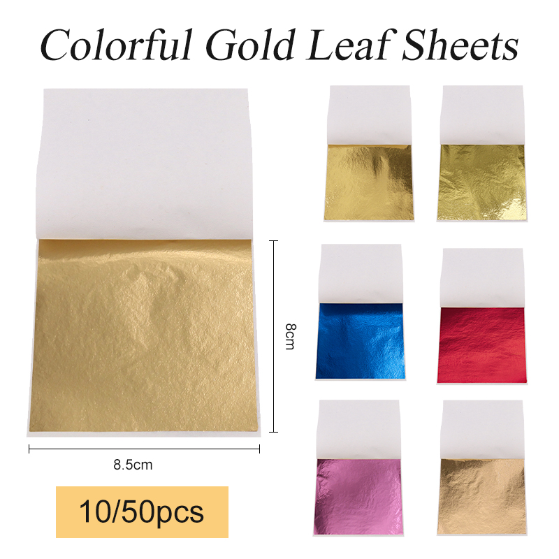 Gold Foil Flakes - 8x8,5 см Тайваньские листы с имитацией
