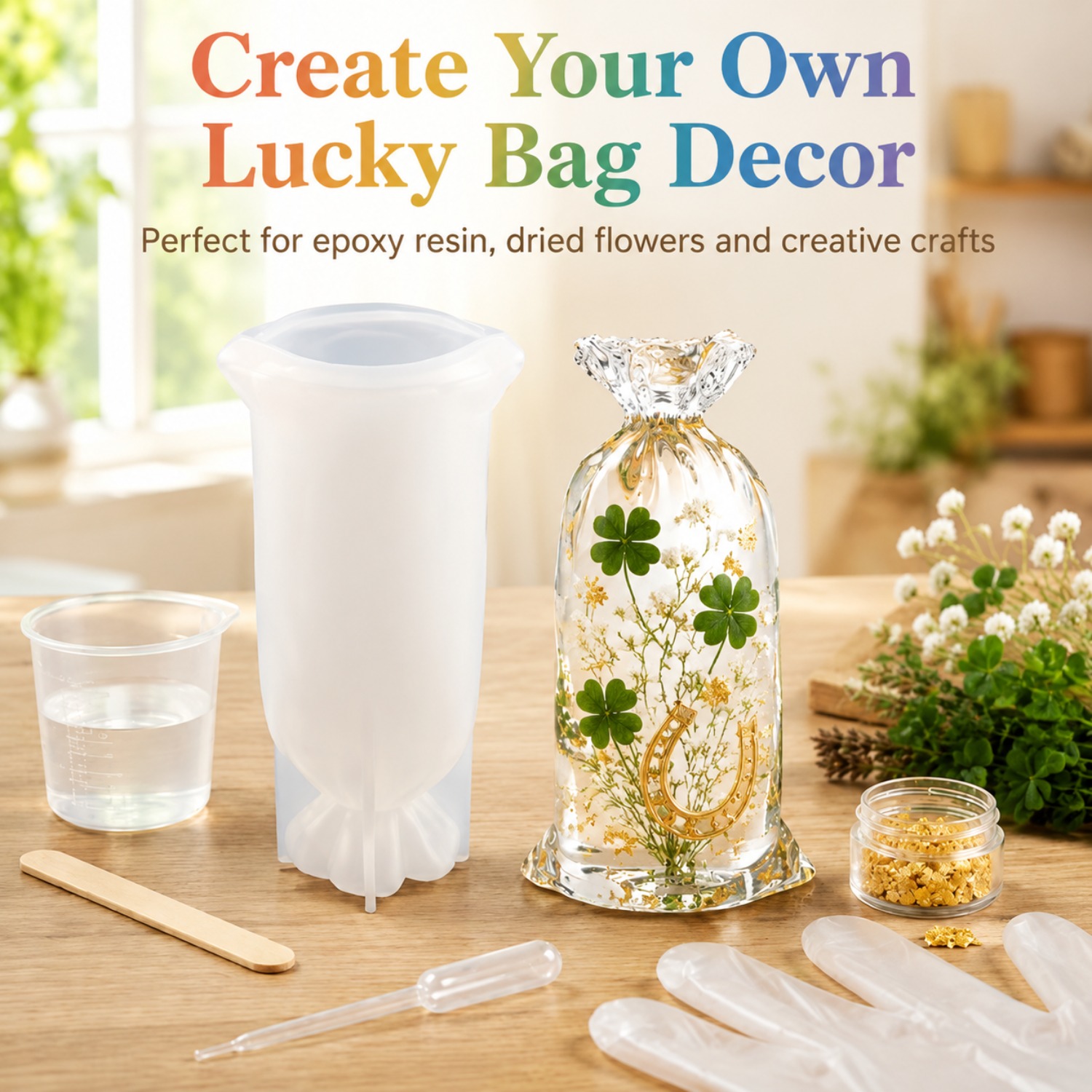 Flower Preservation Resin - Силиконовые формы Lucky Bag для эпоксидной