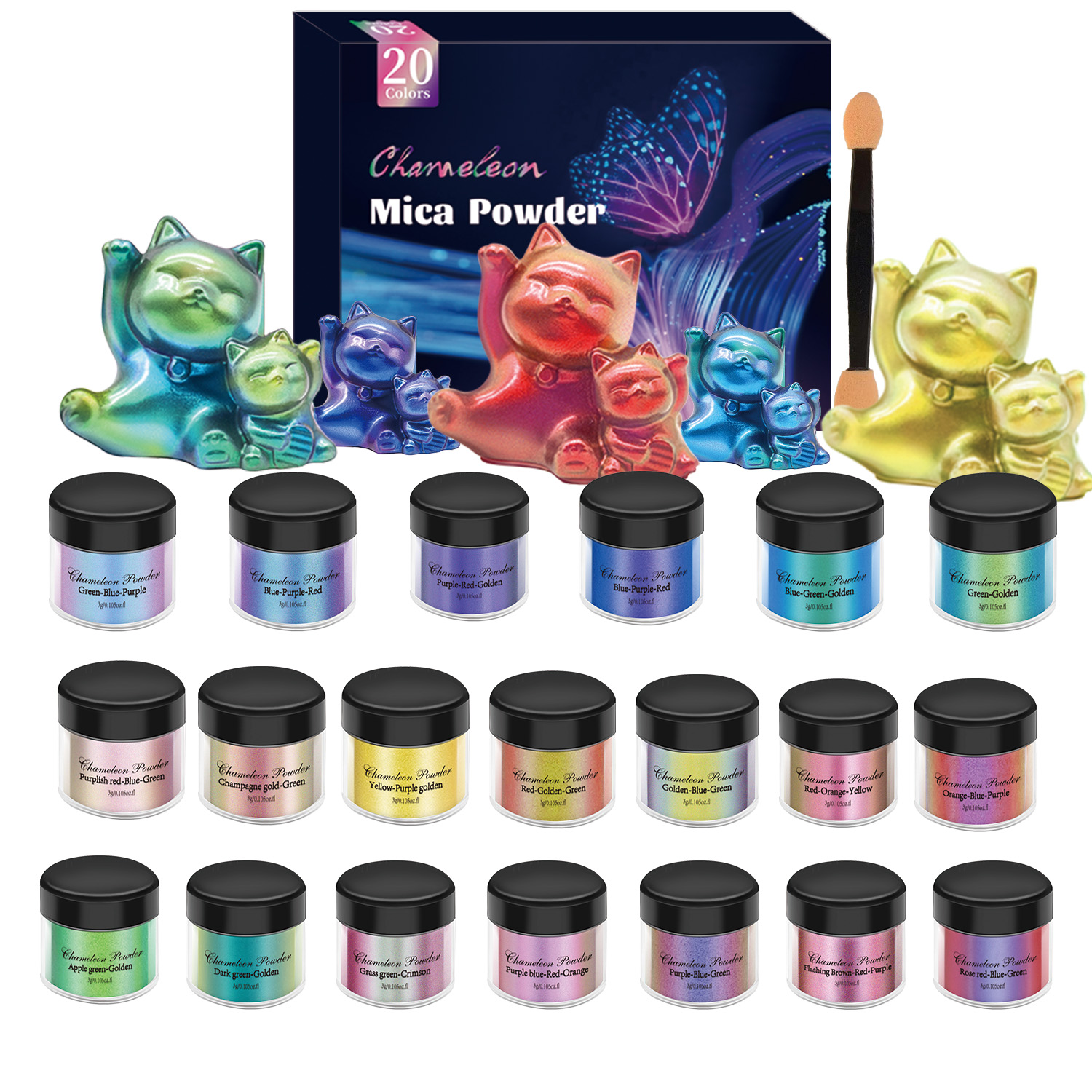 Набор из 10/20 шт. пигментов-х – обзор и цена Resin Pigment Set