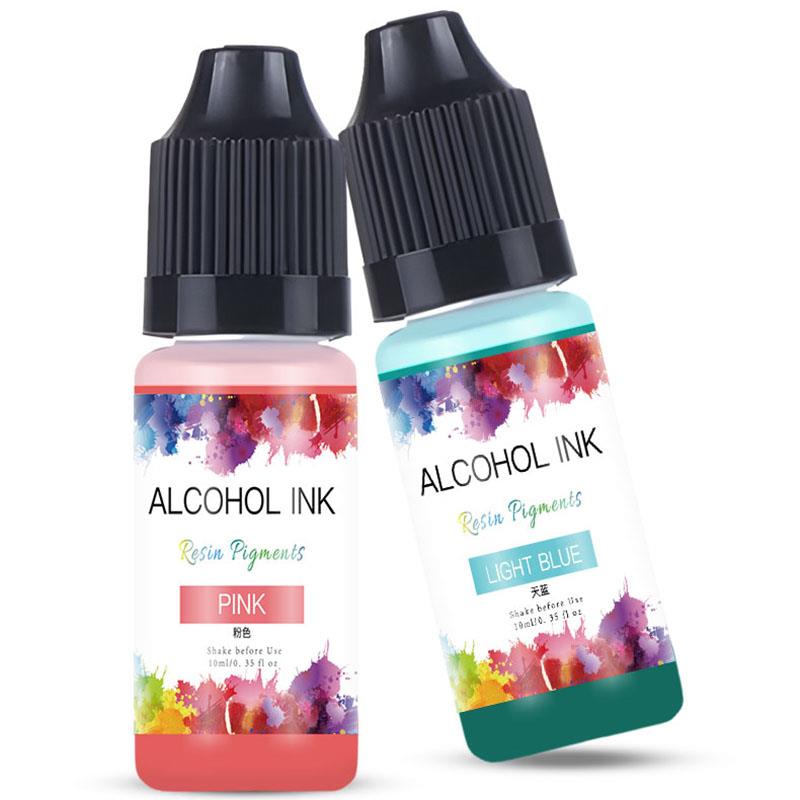 10 мл/бутылка, 22 цвета, спирт – обзор и цена Resin Dye Alcohol