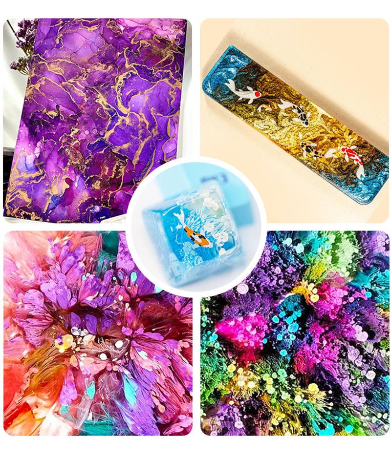 10 мл/бутылка, 22 цвета, спирт – обзор и цена Resin Dye Alcohol