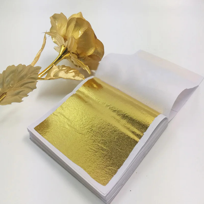 100 шт. имитационных золотых,  – обзор и цена Gold Foil Flakes
