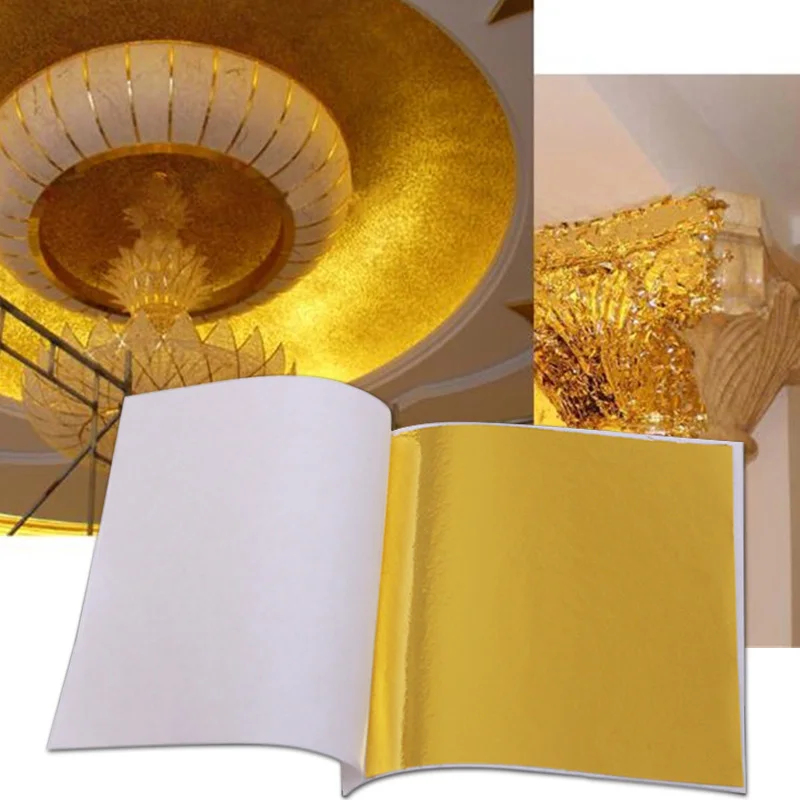 100 шт. имитационных золотых,  – обзор и цена Gold Foil Flakes