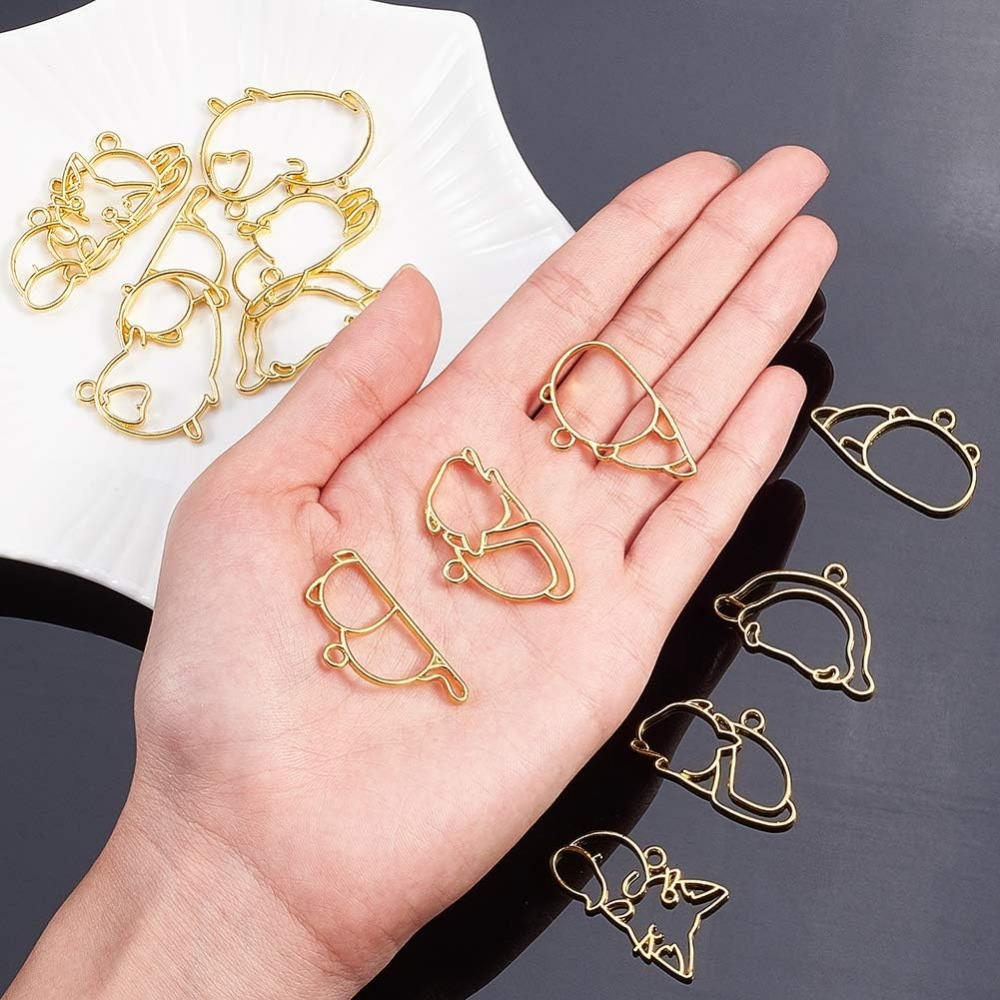 14 шт., подвески в виде открыт – обзор и цена Resin Jewelry Kit