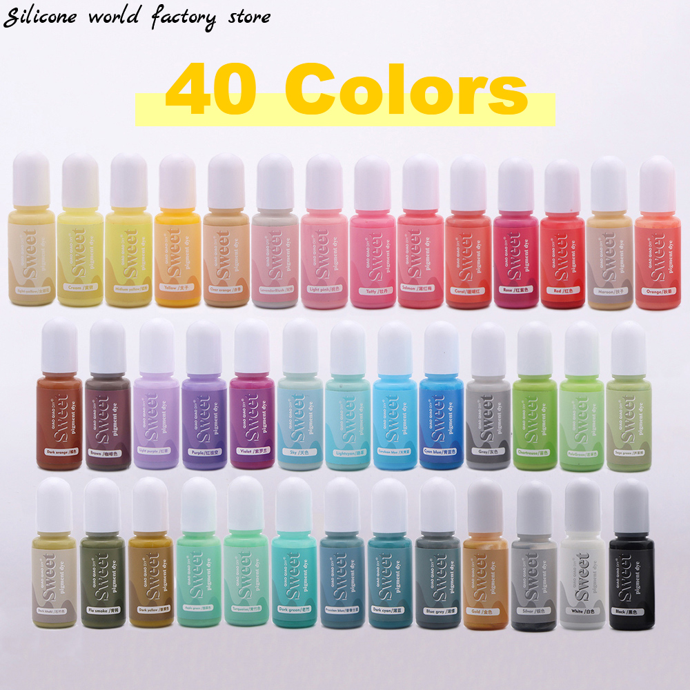Силиконовый пигмент Solid Colo – обзор и цена Resin Dye Alcohol