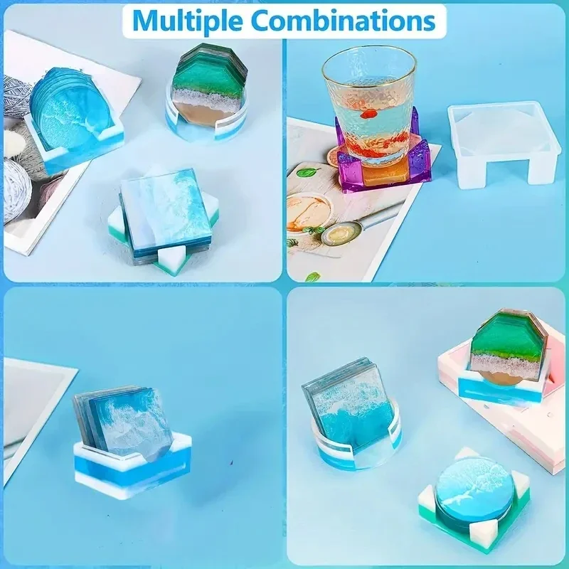 5 шт./компл. подставки для чаш – обзор и цена Coaster Mold Round