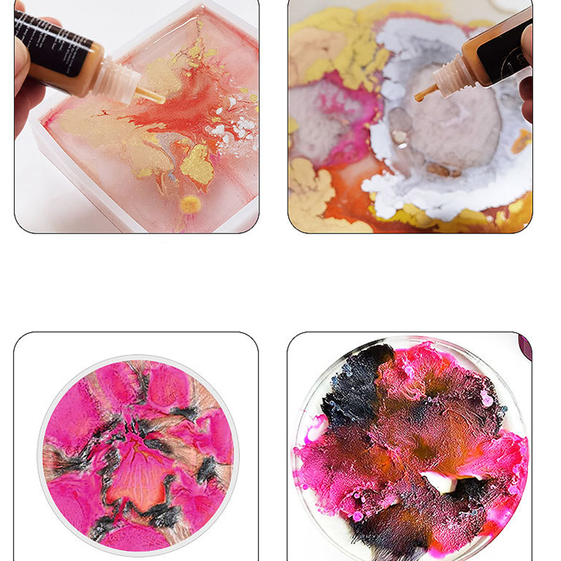 1 комплект художественных черн – обзор и цена Resin Dye Alcohol