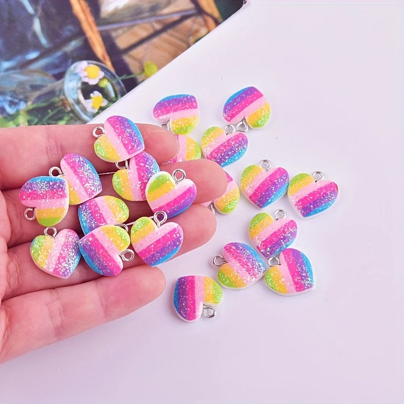 10 шт. разноцветных подвесок в – обзор и цена Resin Crafts Diy