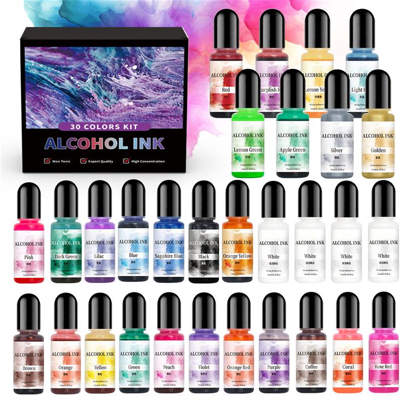 1 комплект художественных черн – обзор и цена Resin Dye Alcohol