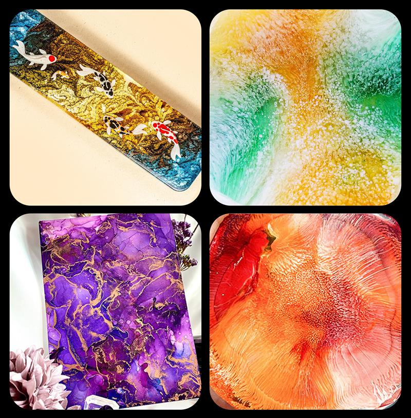 1 комплект художественных черн – обзор и цена Resin Dye Alcohol
