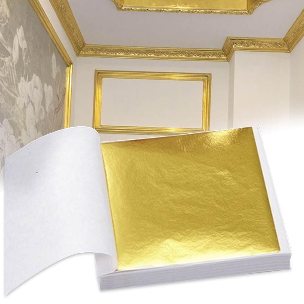 100 шт., листы бумаги для худо – обзор и цена Gold Foil Flakes