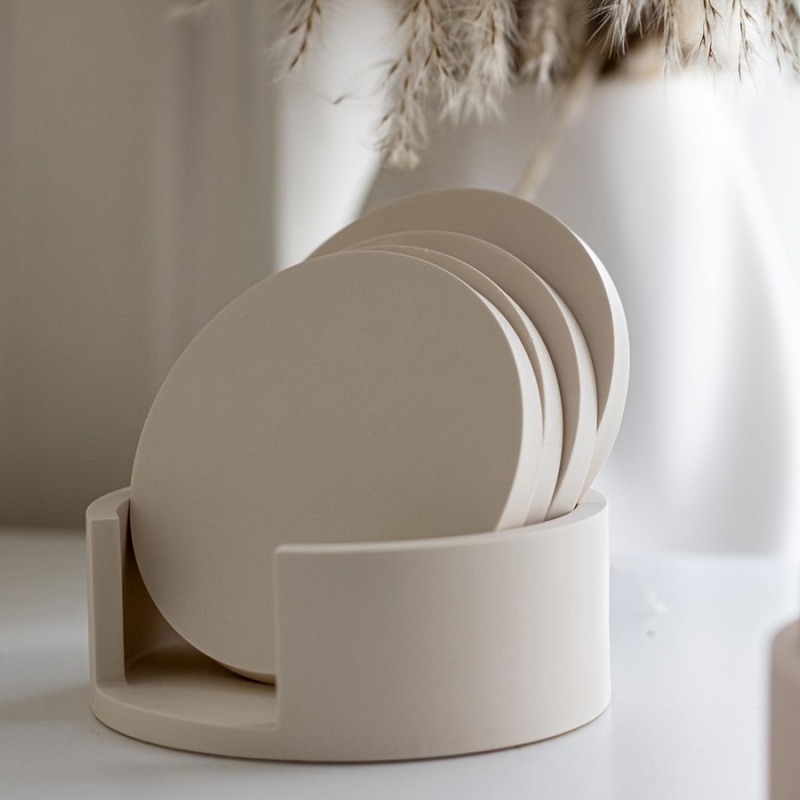 Набор из 5 силиконовых форм дл – обзор и цена Coaster Mold Round