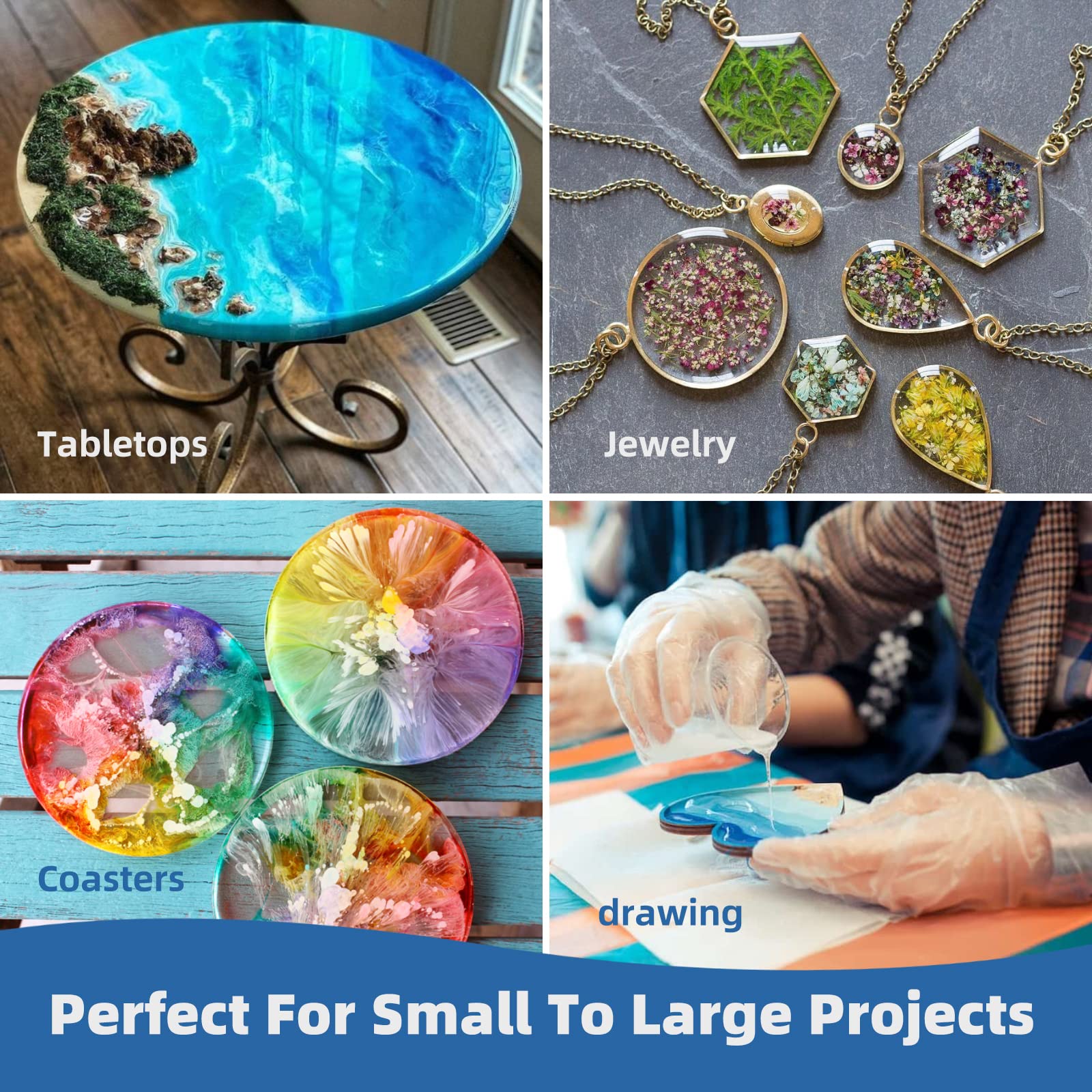 Набор для заливки эпоксидной с – обзор и цена Resin Jewelry Kit