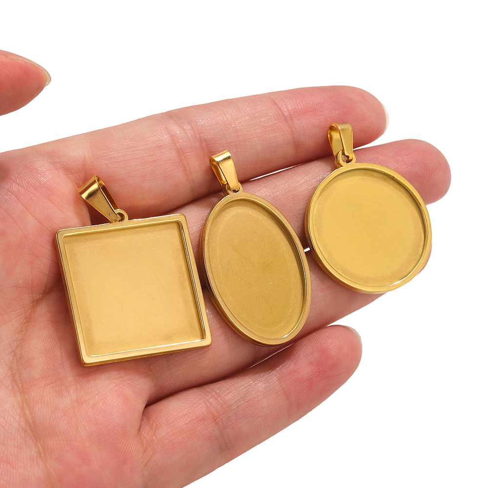 5 шт., подвеска-Кабошон из нер – обзор и цена Bezels Set Pendant