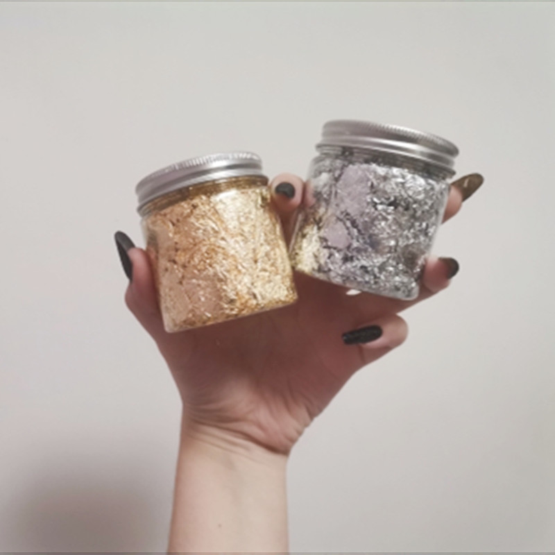 Искусственная розовая, Золотая – обзор и цена Gold Foil Flakes