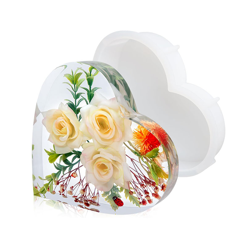 Большое сердце, форма для эпок – обзор и цена Flower Preservation Resin