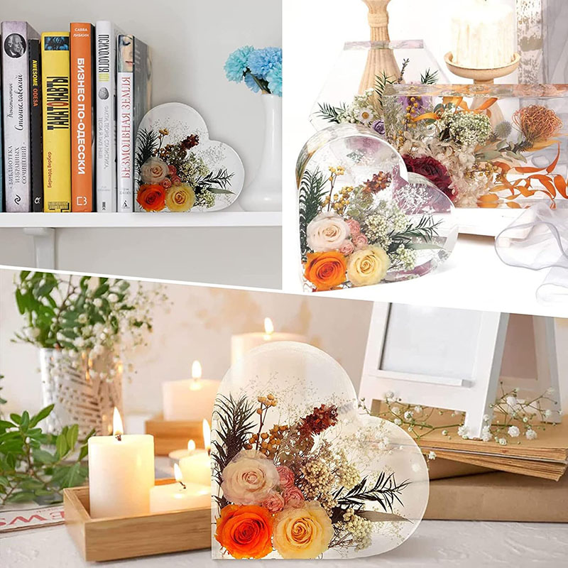Большое сердце, форма для эпок – обзор и цена Flower Preservation Resin