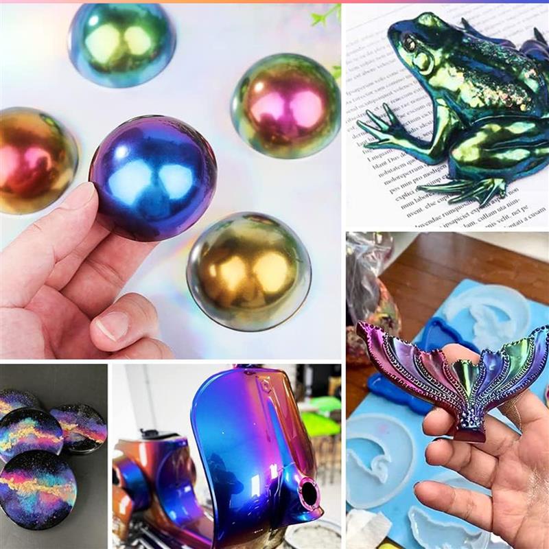 3g зеркальный пигмент-Хамелеон – обзор и цена Resin Pigment Set
