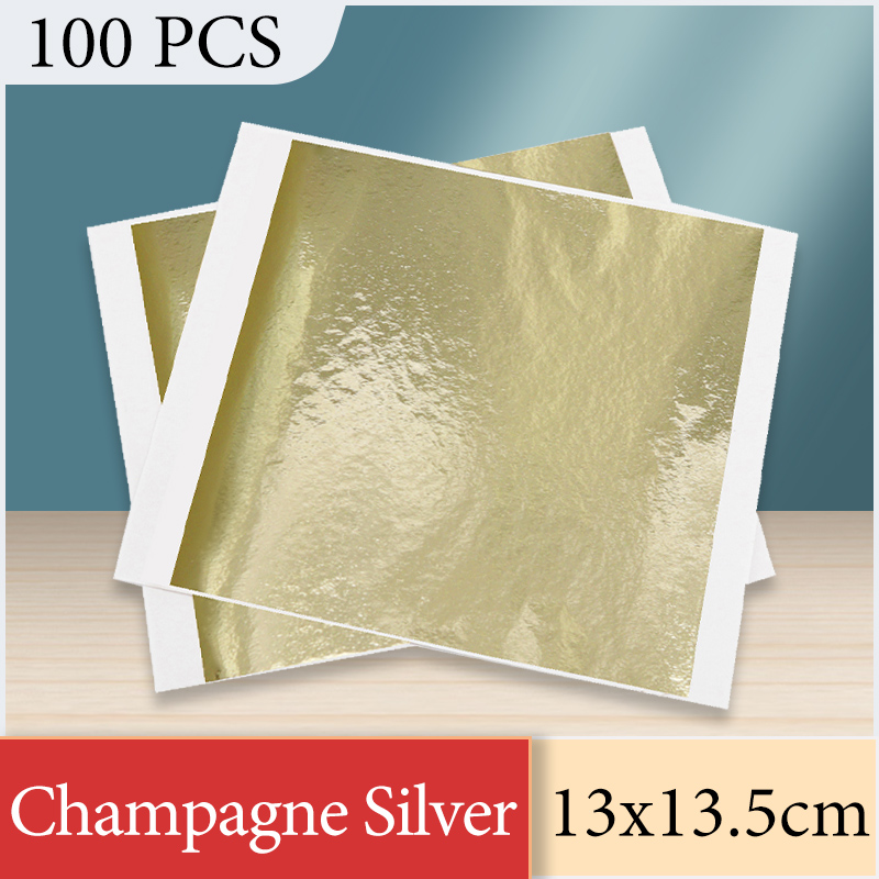 13x13,5 см, бумага из серебрян – обзор и цена Gold Foil Flakes