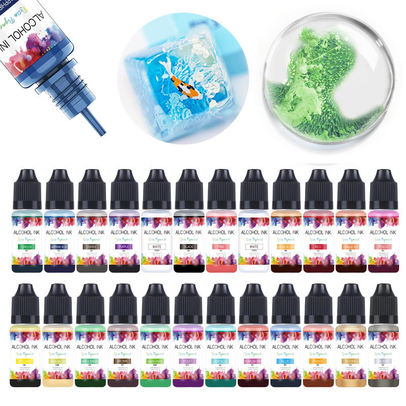 10 мл художественные чернила,  – обзор и цена Resin Dye Alcohol