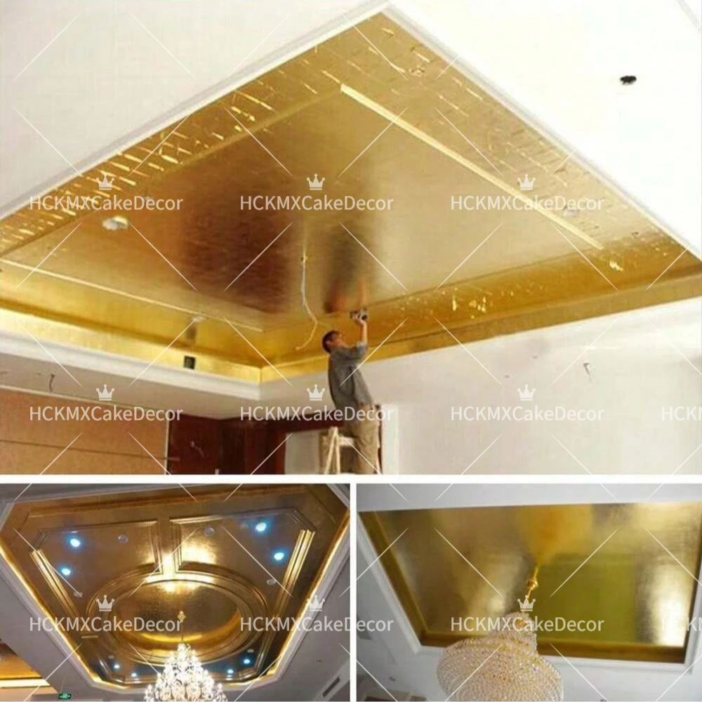 100 шт. листов имитации золото – обзор и цена Gold Foil Flakes