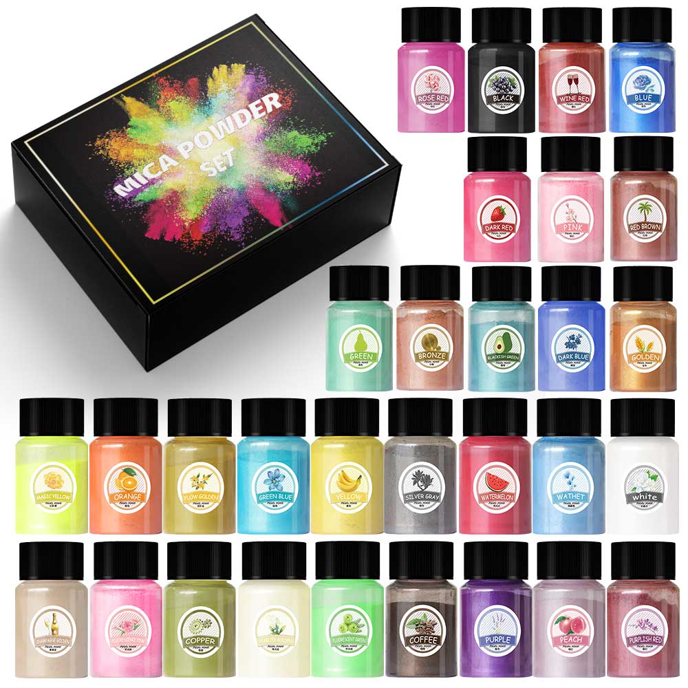 Перламутровый наполнитель для  – обзор и цена Resin Pigment Set