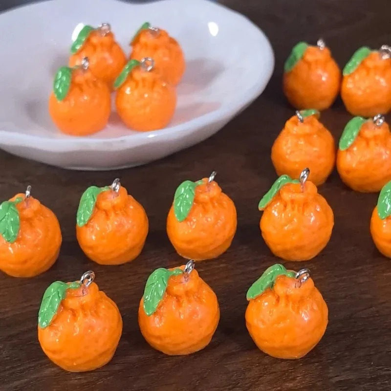 10 шт. 3D-имитация мандарина и – обзор и цена Resin Crafts Diy