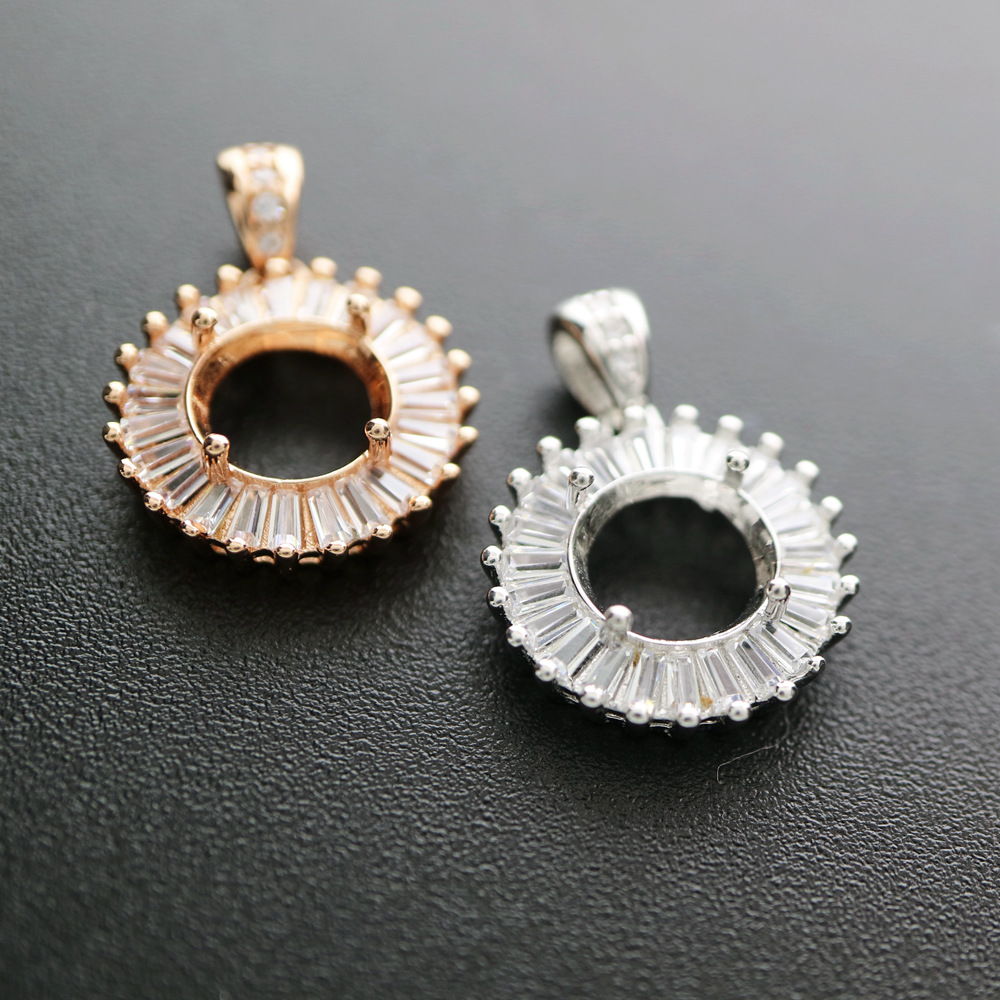 4-12 мм круглый ободок из розо – обзор и цена Bezels Set Pendant