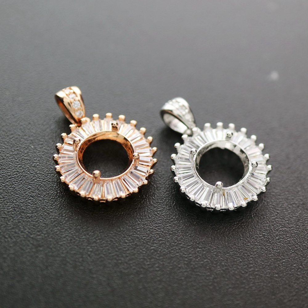 4-12 мм круглый ободок из розо – обзор и цена Bezels Set Pendant