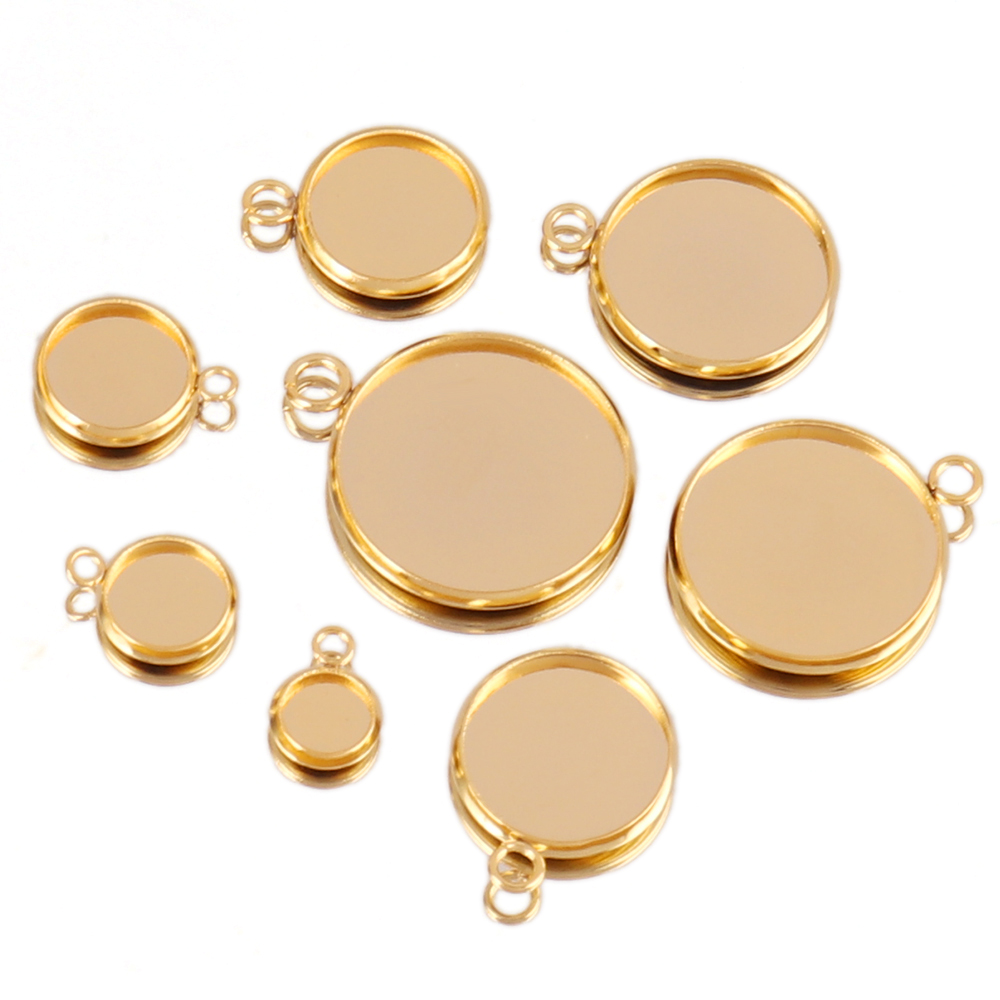 10 шт., кабошон из нержавеющей – обзор и цена Bezels Set Pendant
