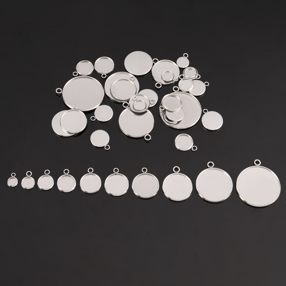 10 шт., кабошон из нержавеющей – обзор и цена Bezels Set Pendant