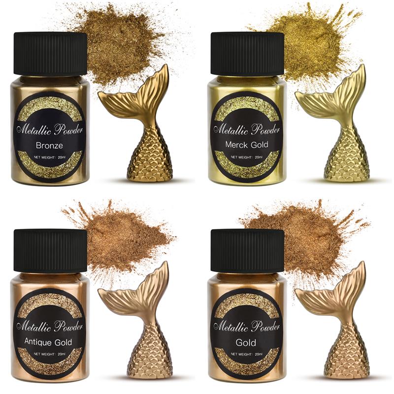 20 мл мерцающий металлический  – обзор и цена Resin Pigment Set