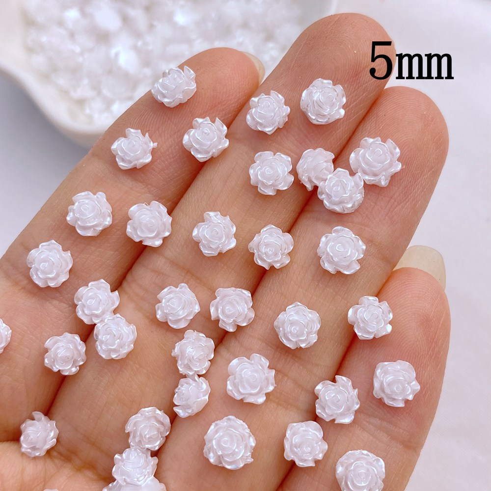 100 шт. новый милый мини 5 мм/ – обзор и цена Flower Preservation Resin