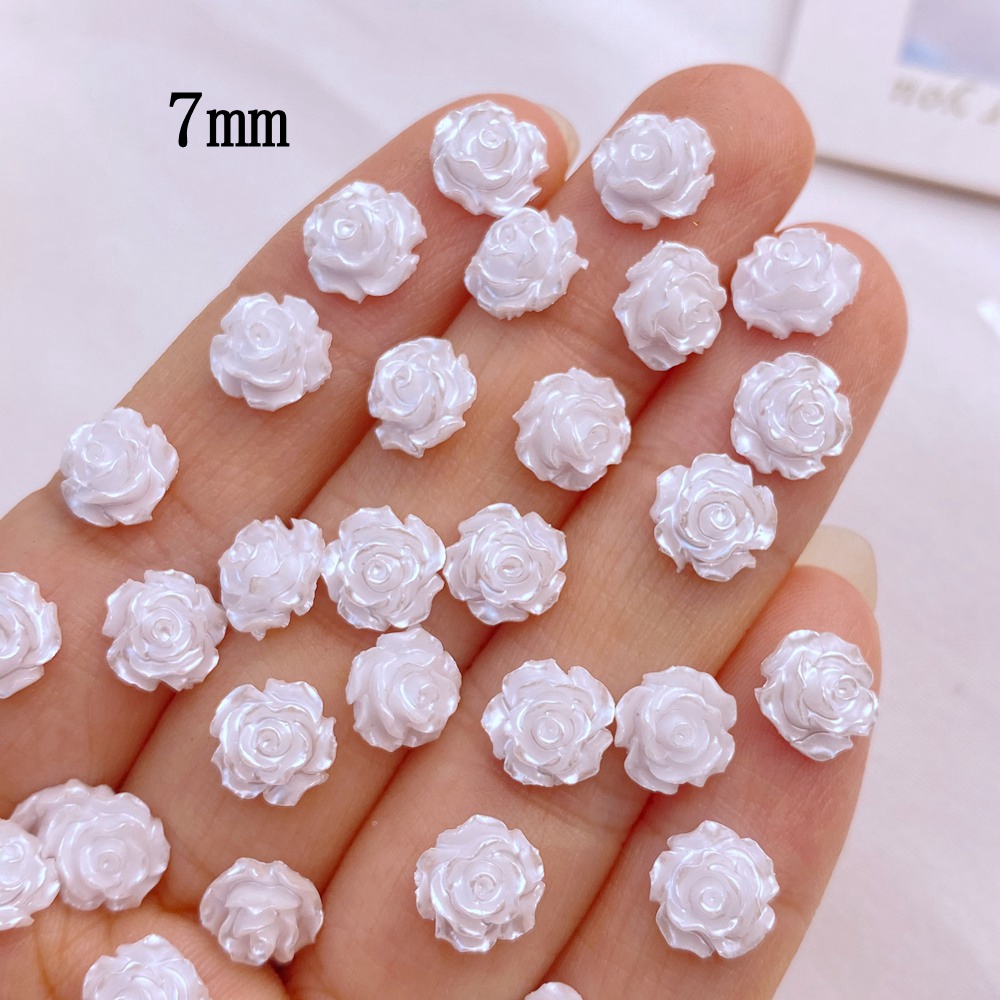 100 шт. новый милый мини 5 мм/ – обзор и цена Flower Preservation Resin