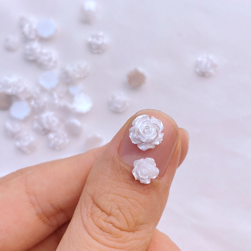 100 шт. новый милый мини 5 мм/ – обзор и цена Flower Preservation Resin